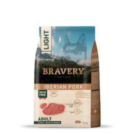 Bravery adult iberian pork light larg/med 4 kg