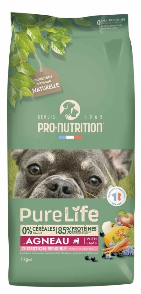 Pro Nutrition pure life dog adult sensitive digestion lamb 11 kg