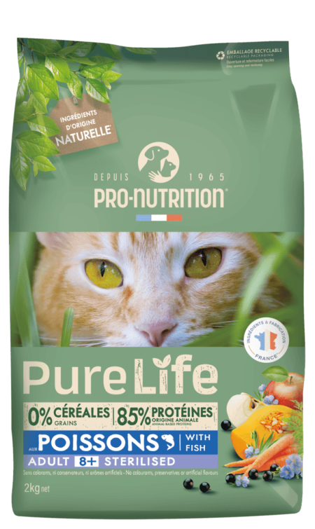 Pro Nutrition pure life cat adult 8+ sterilized 2 kg
