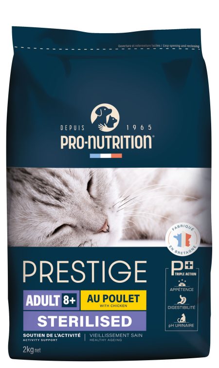 Pro Nutrition prestige cat 8+ sterilized 2 kg