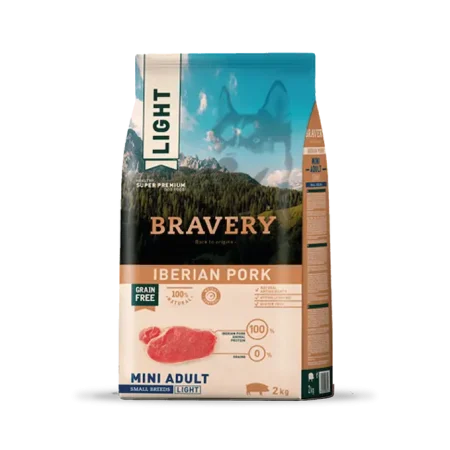 Bravery light iberian pork mini adult small breeds 2 kg
