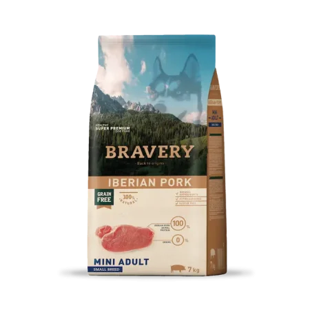 Bravery mini adult iberian pork 7 kg