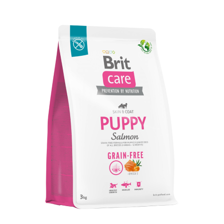 Brit care dog grain free puppy salmon 3kg