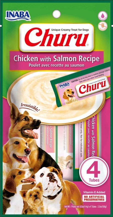 Churu dog chicken/salmon 14 grs x 4 tubos Churu dog chicken/salmon 14 grs x 4 tubos